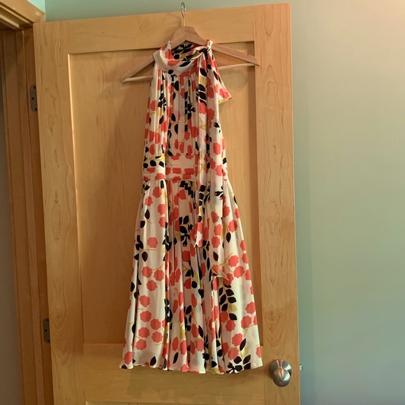 Milly tie neck dress - Picture 1 of 3